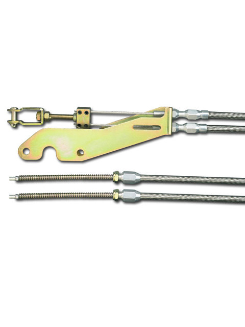 Trans Mount Brake Cable - Stainless